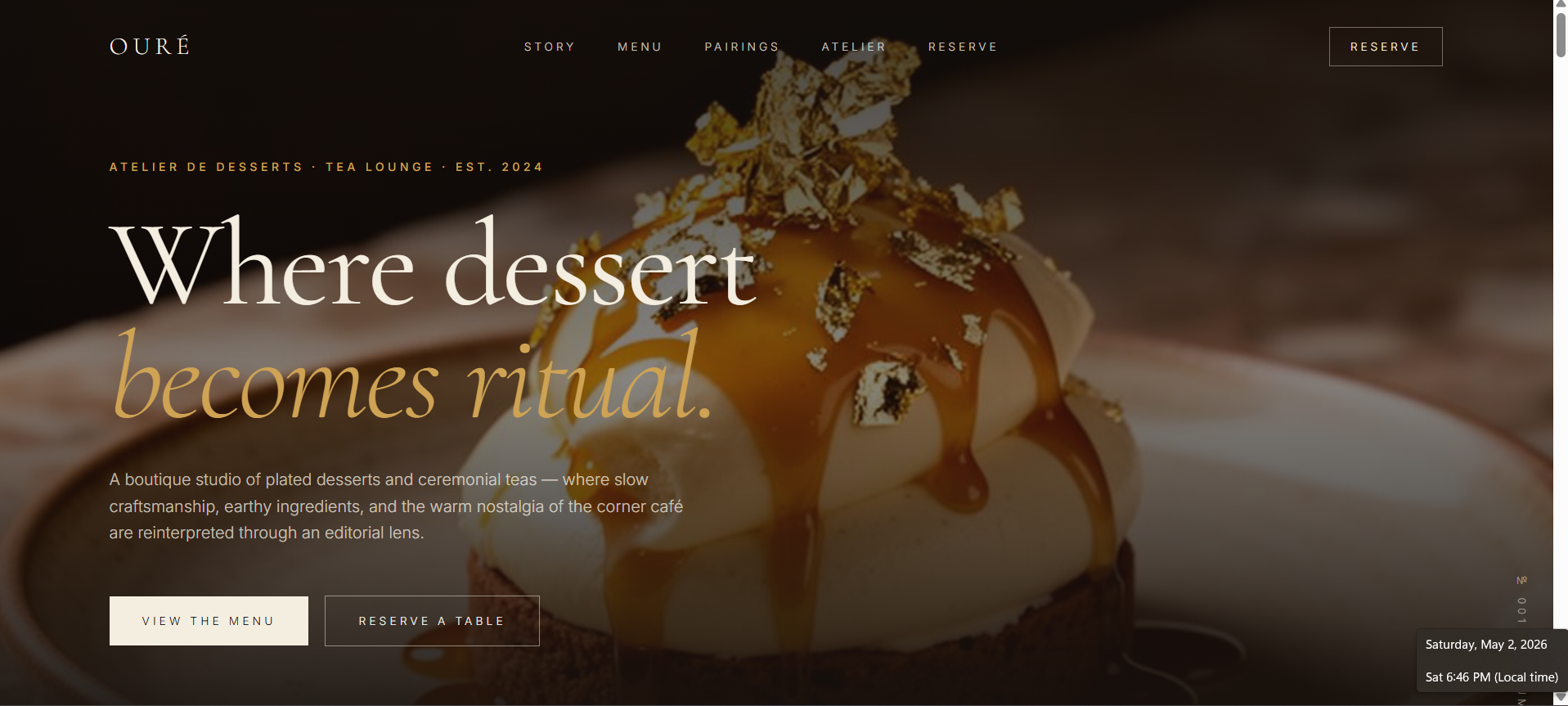 OURÉ — The Dessert + Boba Boutique screenshot 1