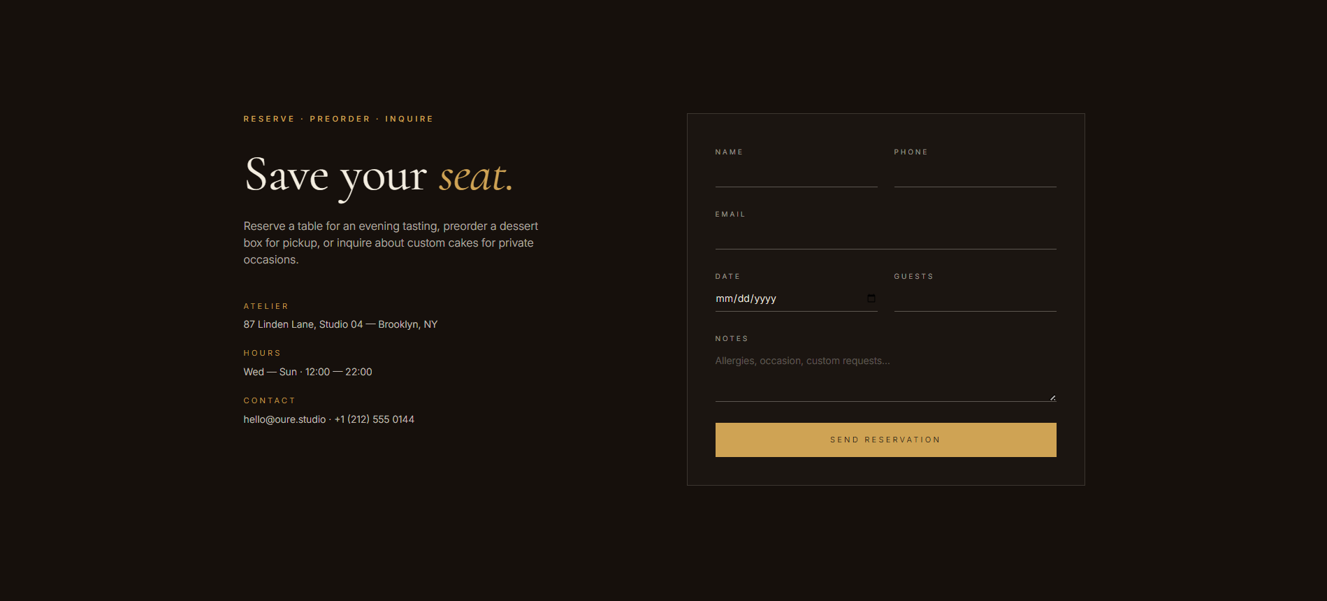 OURÉ — The Dessert + Boba Boutique screenshot 10