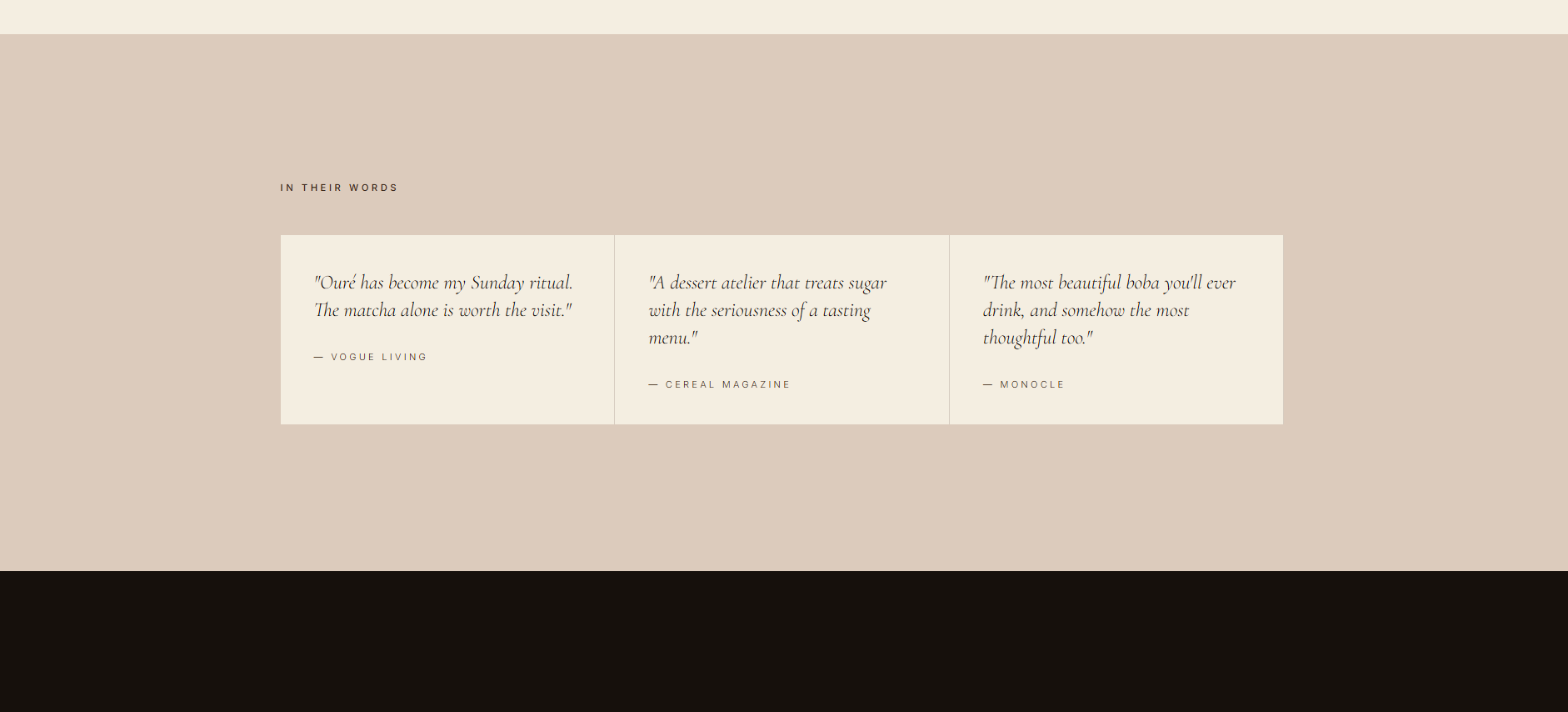 OURÉ — The Dessert + Boba Boutique screenshot 9